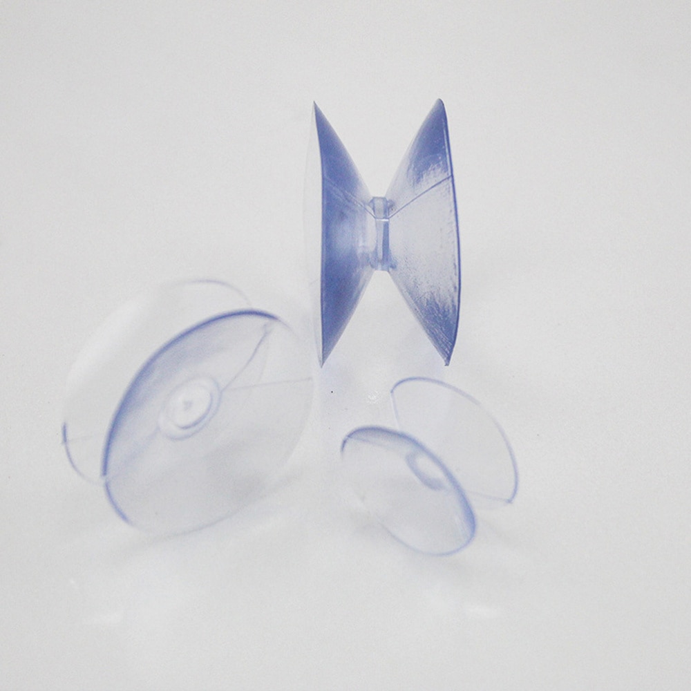 12 stuks 10 x transparante dubbelzijdige zuignappen 20mm rubber voor glazen siliconen zuignappen zonder haken