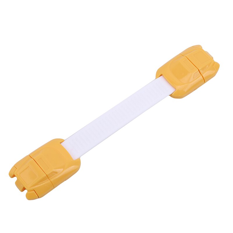 Multi-Function Child Safety Lock And Long Drawer Cabinet Anti-Grip Cabinet Refrigerator Lock Baby Care Products: orange yellow