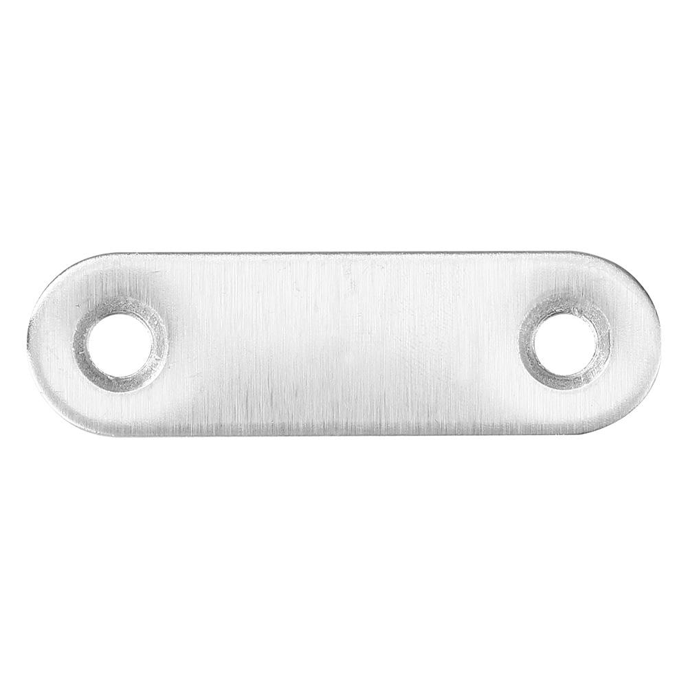 4pcs Stainless Steel Corner Brackets Straight Angle Codes Furniture Metal Fittings Angle Fastener Connecting Piece Hardware