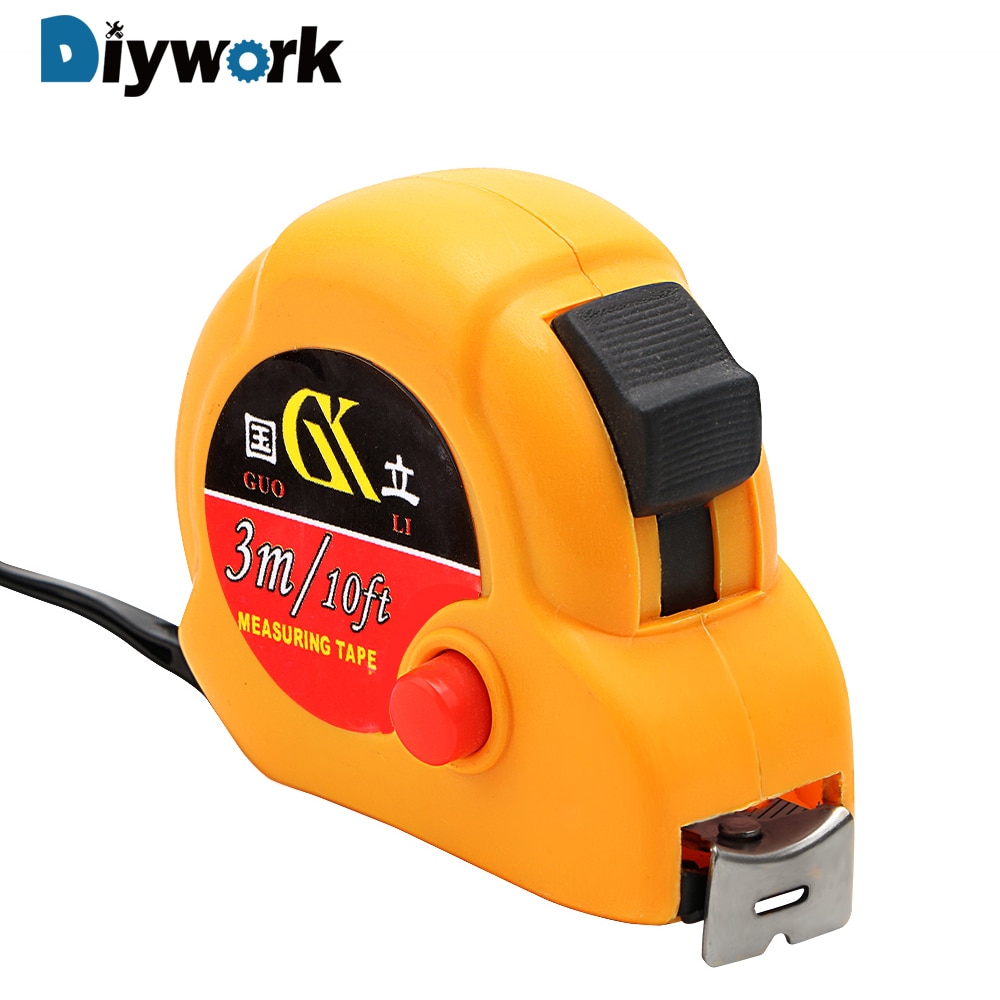 DIYWORK 3m Portable Pull Rule Sewing Cloth Metric Tailor Tool Flexible Retractable Ruler Tape Measure Measuring Tools