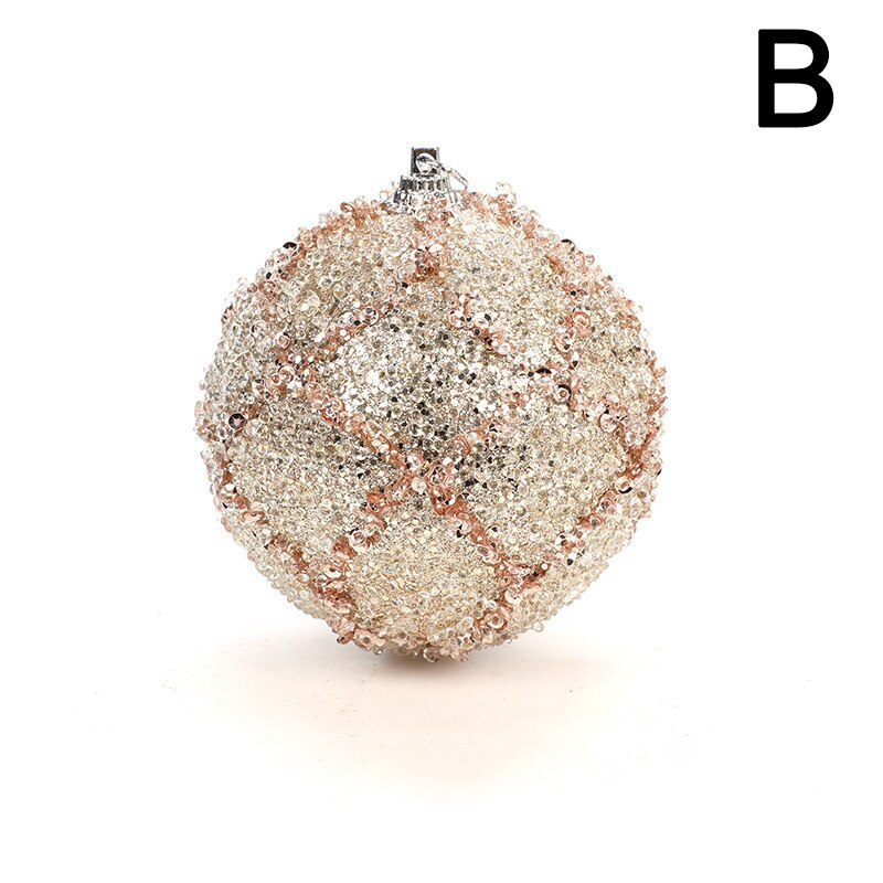Christmas Decor Ball Bauble Xmas Party Hanging Ball Ornament Decor for Home Christmas Tree Pendants Festival Dress Up Supplies: B
