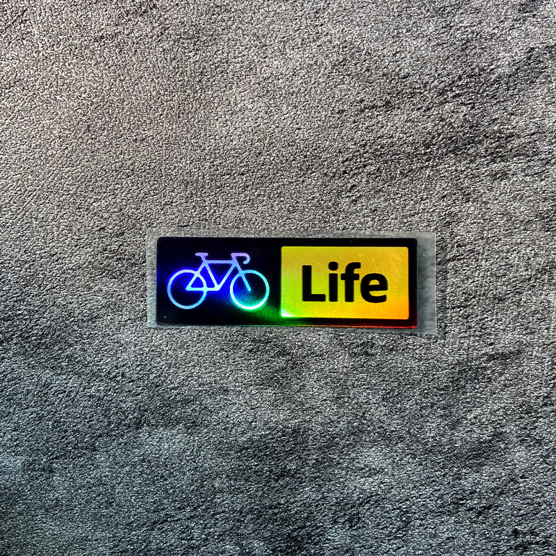 1PC Bike Life Fietsframe Stickers Waterdicht MTB Fietsstuur Vork Bovenbuis Duurzaam Vinyl Decals Decor Fietsen Accessoires: Bruin