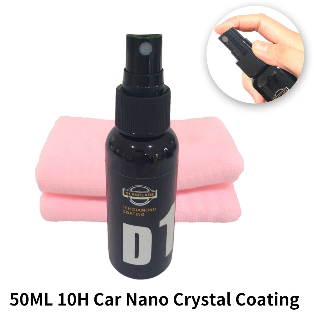 50ML Car Coating Ceramic Kit Anti Scratch Liquid Nano Ceramic Coating Paint Sealant Protection Super Hydrophobic Glass Polishing