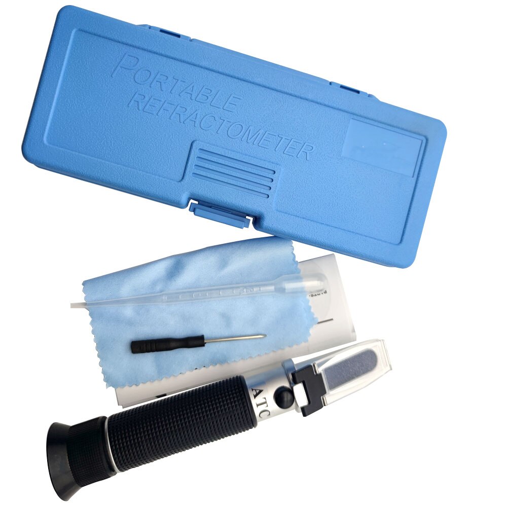 RHB-15ATC 0-15% Brix Refractometer with Retail Plastic Box and ATC Function