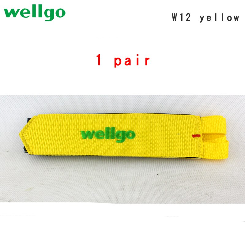 1 paire de sangles de pédale de vélo en Nylon Wellgo, ceinture à Clip d'orteil pour vtt, bande de pédale de vélo de route de montagne, sangle de pédale de cyclisme à engrenage fixe: Violet