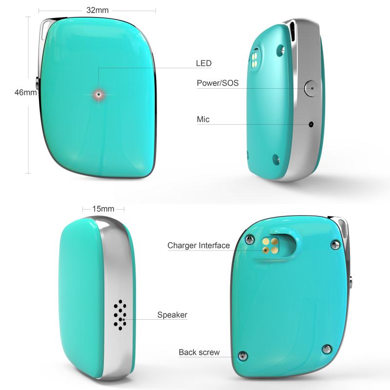 MT70S 2G uso portátil Mini dispositivo de seguimiento personal con GPS niños GPS y GSM (LBS) y WIFI 7 días en espera localizador GPS dispositivo de seguimiento para niños