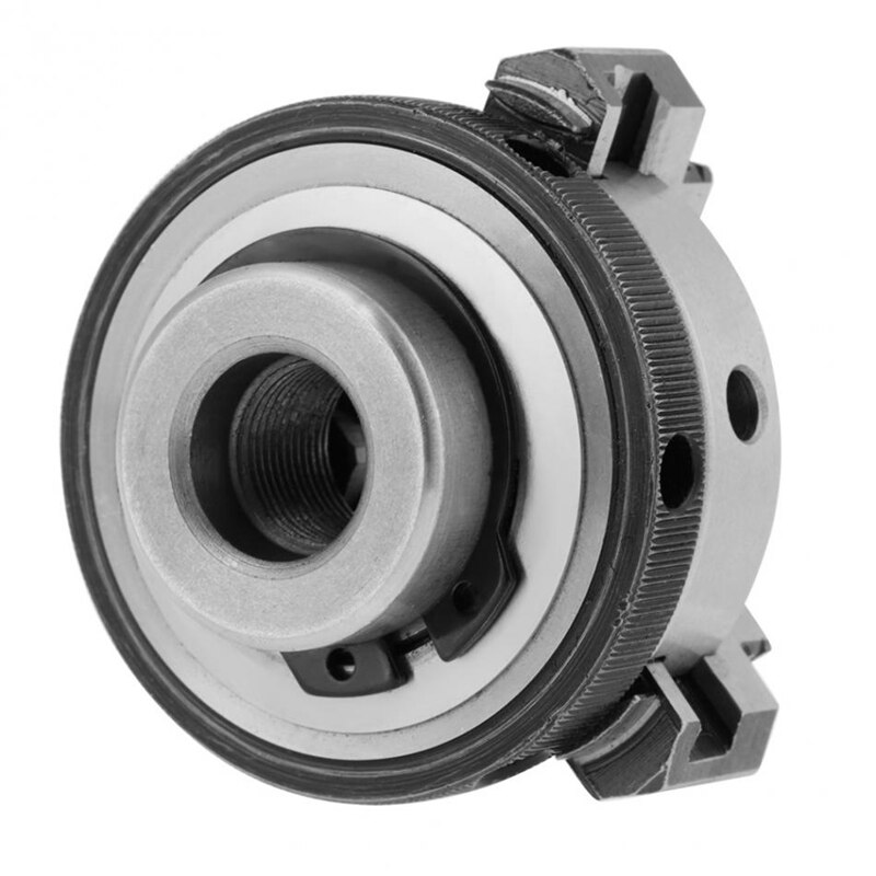 TOP Scroll Lathe Chuck K01-50 50mm Mini Hand Wood Lathe Chuck with 3 Jaws & Mounting Thread Woodworking Tools Lathe Accessories