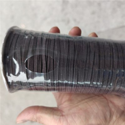 5 jardów 3mm gumką kolorowe maski elastyczna gumowa opaska na pas zespół rozciągliwa linka elastyczna wstążka DIY rzemiosło akcesoria do szycia: coffee