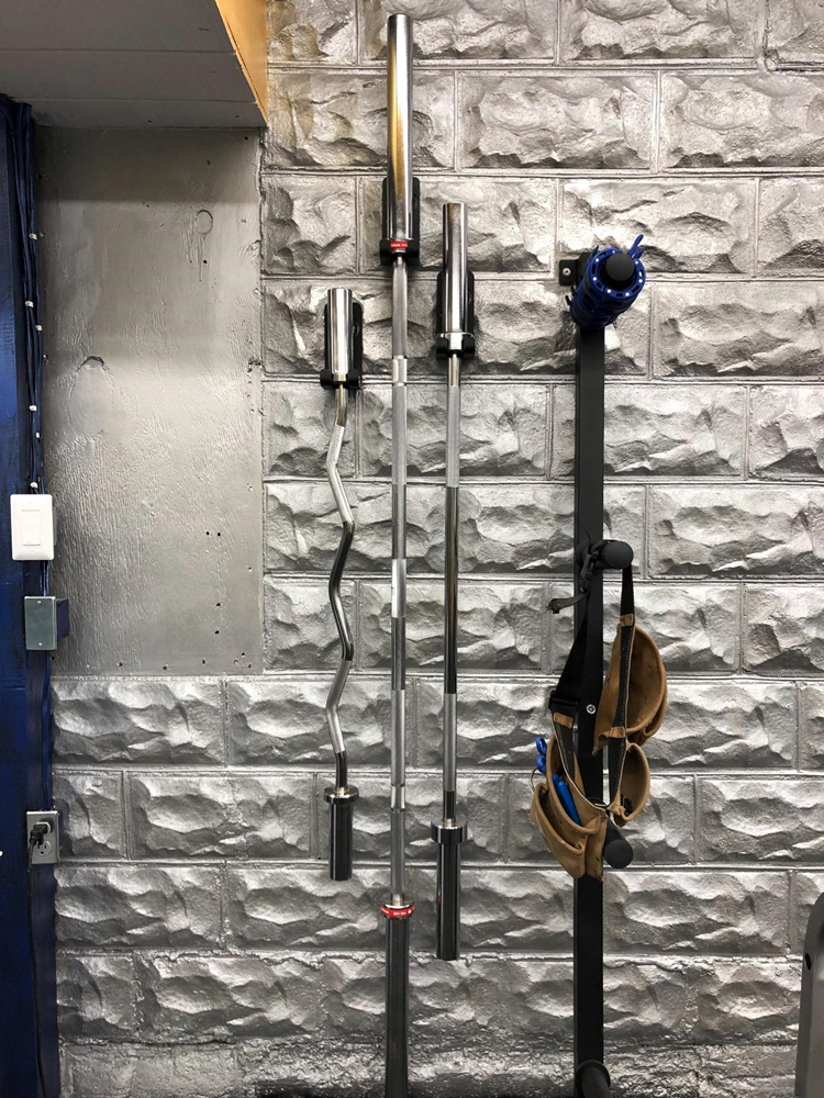 Muur Barbell Staaf Rack Fitness Gym Thuis Duty Barbell Bar Staaf Opknoping Rack Display Beugel Ruimte Saving Muur Frame