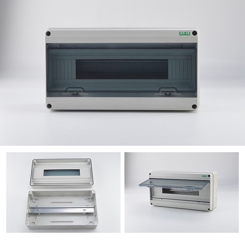 HT series 5/8/12/15/18/24 shape, household lighting, distribution box mcb junction box waterproof abs abs + pc plastic