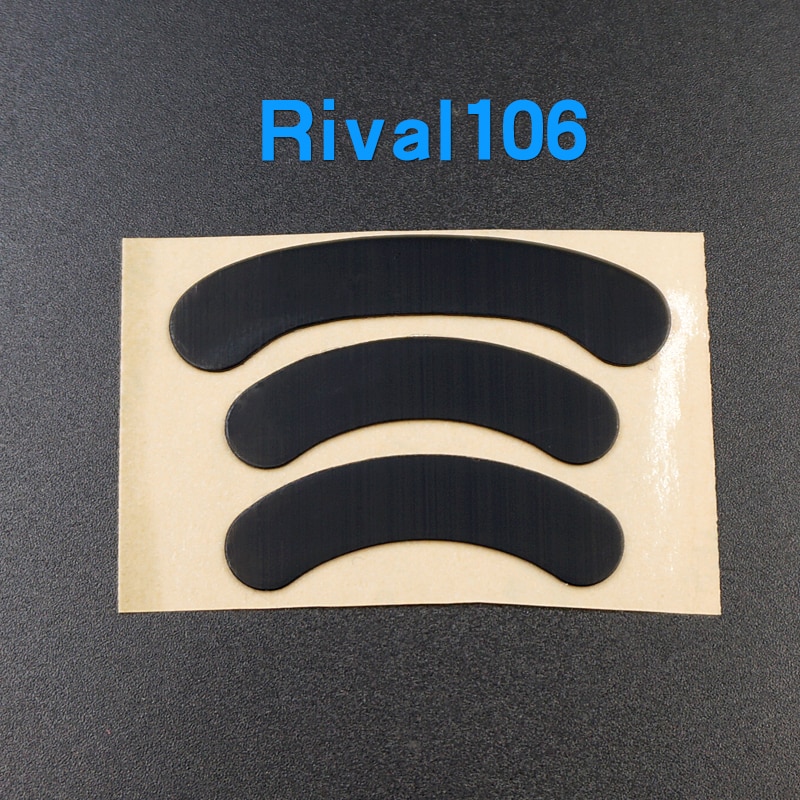 Patines de ratón 3M para Steelseries Rival 3, rescusers, OPTICAL Rival 106, pies de ratón para juegos, reemplaza el pie de 0,6 MM, 1 ud.: Rival 106