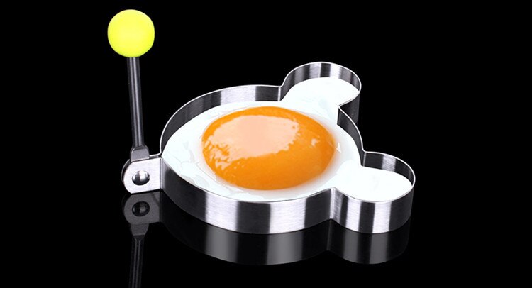 Æg form æg ring pandekage maker rustfri skimmel til stegte æg nonstick rustfrit stål stegte æg forme køkkenredskaber tilbehør: Sød form