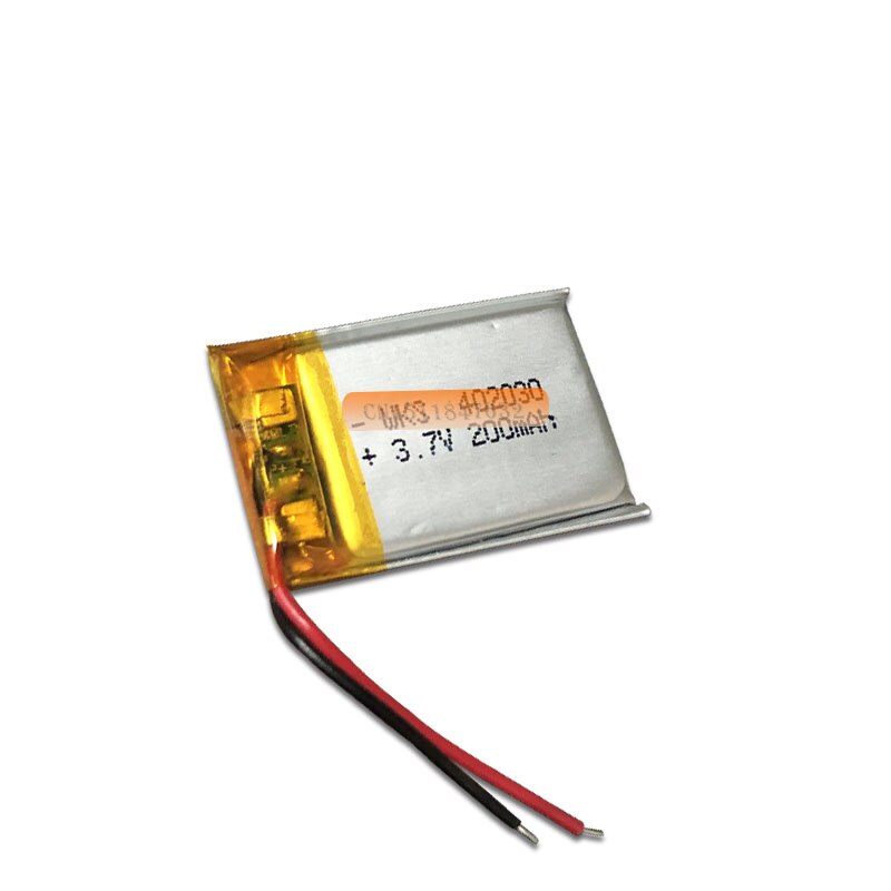 Frete grátis 50 pçs/lote 3.7V 200mah bateria de lítio 402030 042030 GPS MP3