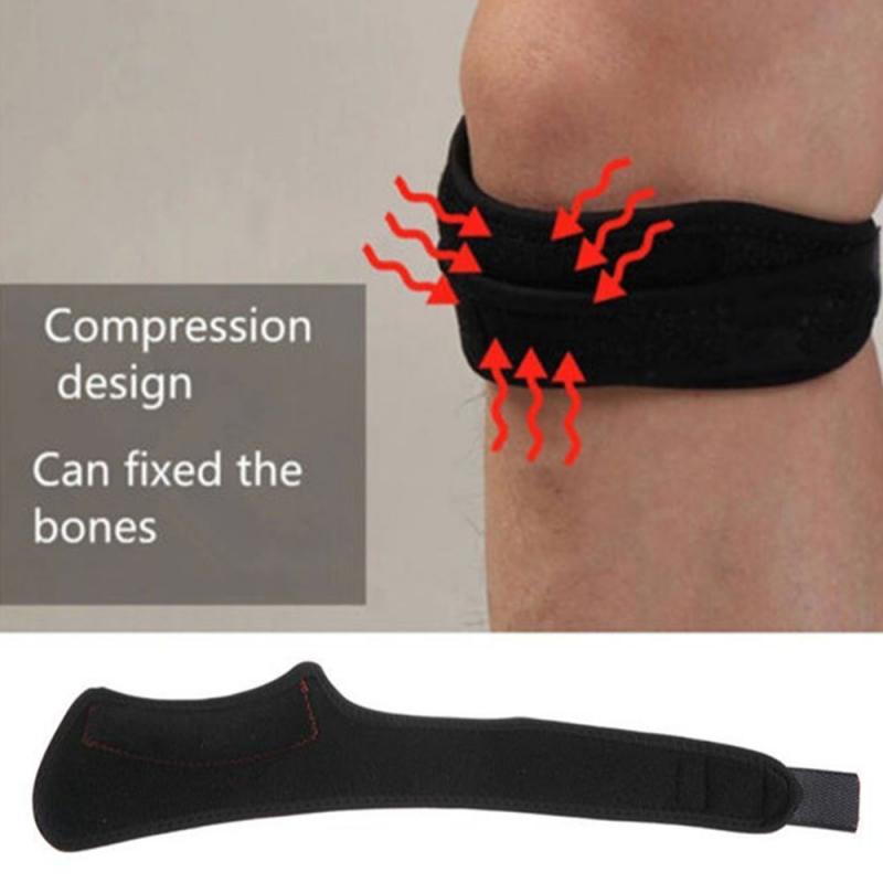 Scheenbeen Band Kniebeschermers Knie Band Creatieve Protector W Ondersteuning Fietsen Sport Running Knee Compressie Mouw Verstelbare