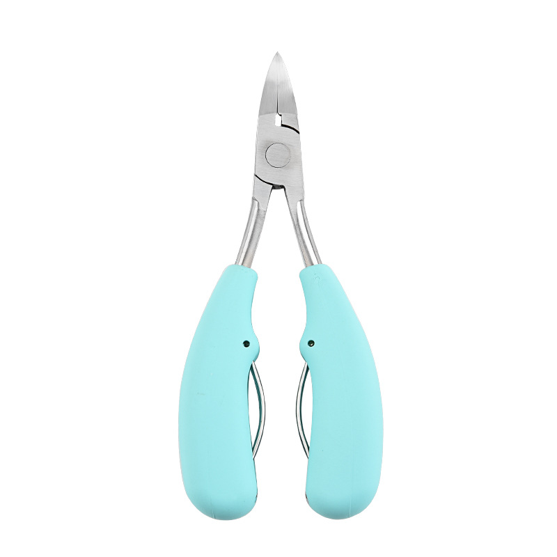 Nagelknipper Ingegroeide Teennagel Podologie Correctie Tangen Cuticle Snijders Cut Paronychia Pedicure Manicure Hand Voetverzorging Tool: light blue