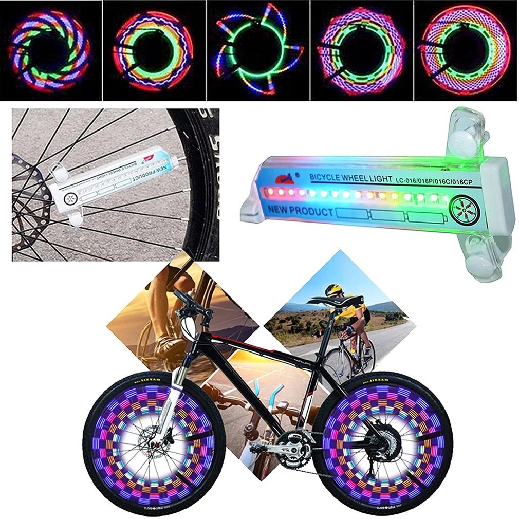 3d Fiets Spoke Led Verlichting Verlichten De Straten Met Fancy Fiets Wiel Lichten Kleurrijke Led Kleurrijke Fiets Wielen Licht