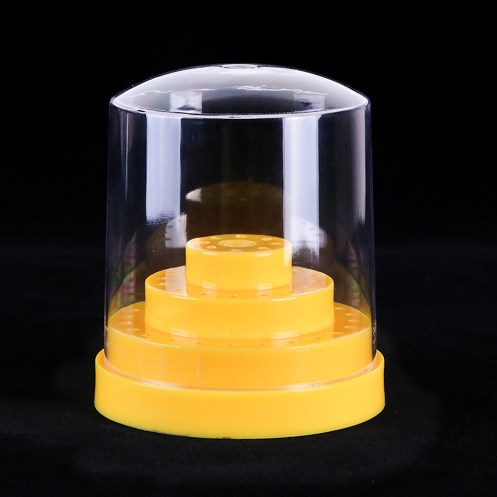 48 Holes Acrylic Nail Drill Bit Storage Box Manicure Cutters Stand Display Holder Nail Drill Container Case Nail Art Tools SA734