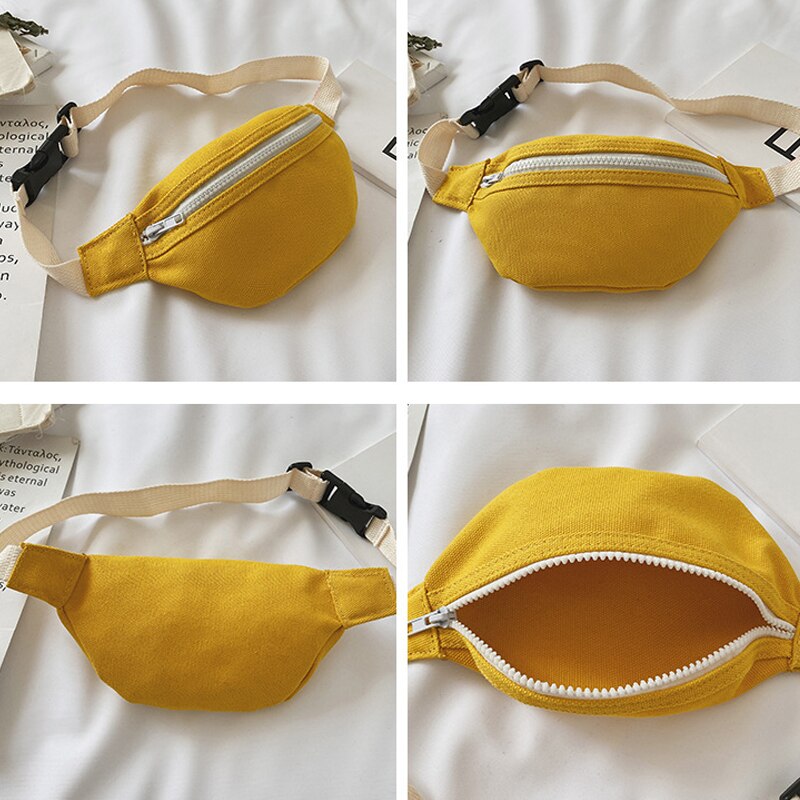 Kinderen Mini Purse Bag Leuke Kinderen Meisjes Canvas Borst Zak Baby Coin Portemonnee Crossbody Tassen Jongens Taille Packs