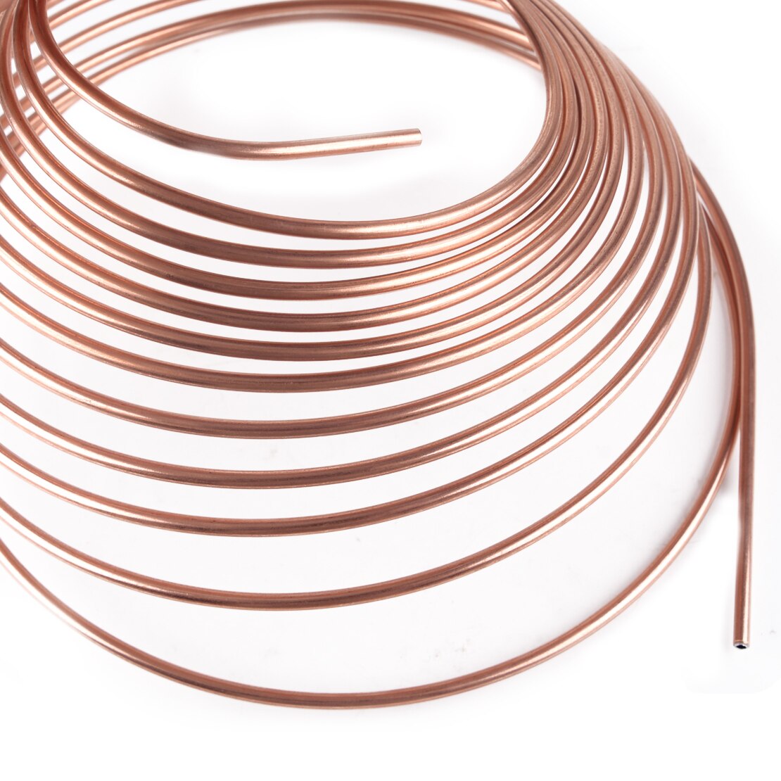 Citall 25 ft roll coil  of 3/16 "od kobber nikkel bremseledningssæt med 16 stk. fittings universal
