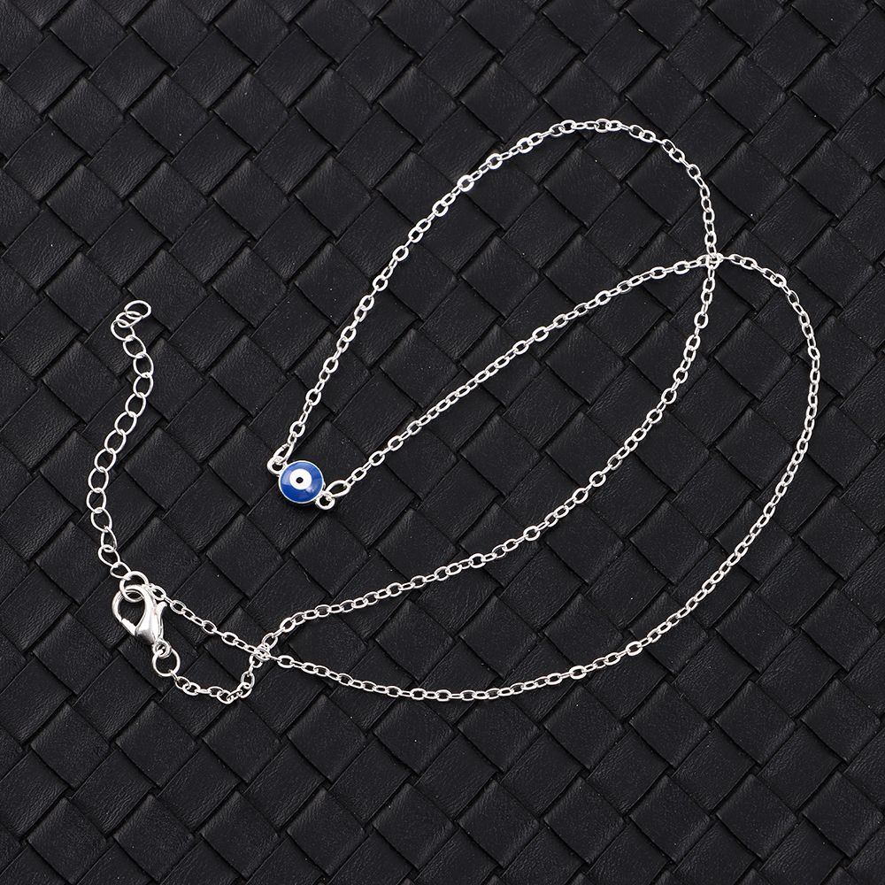 Mode Creatieve Evil Eye Hanger Ketting Choker Ketting Charm Amulet Ketting Voor Vrouwen Mannen