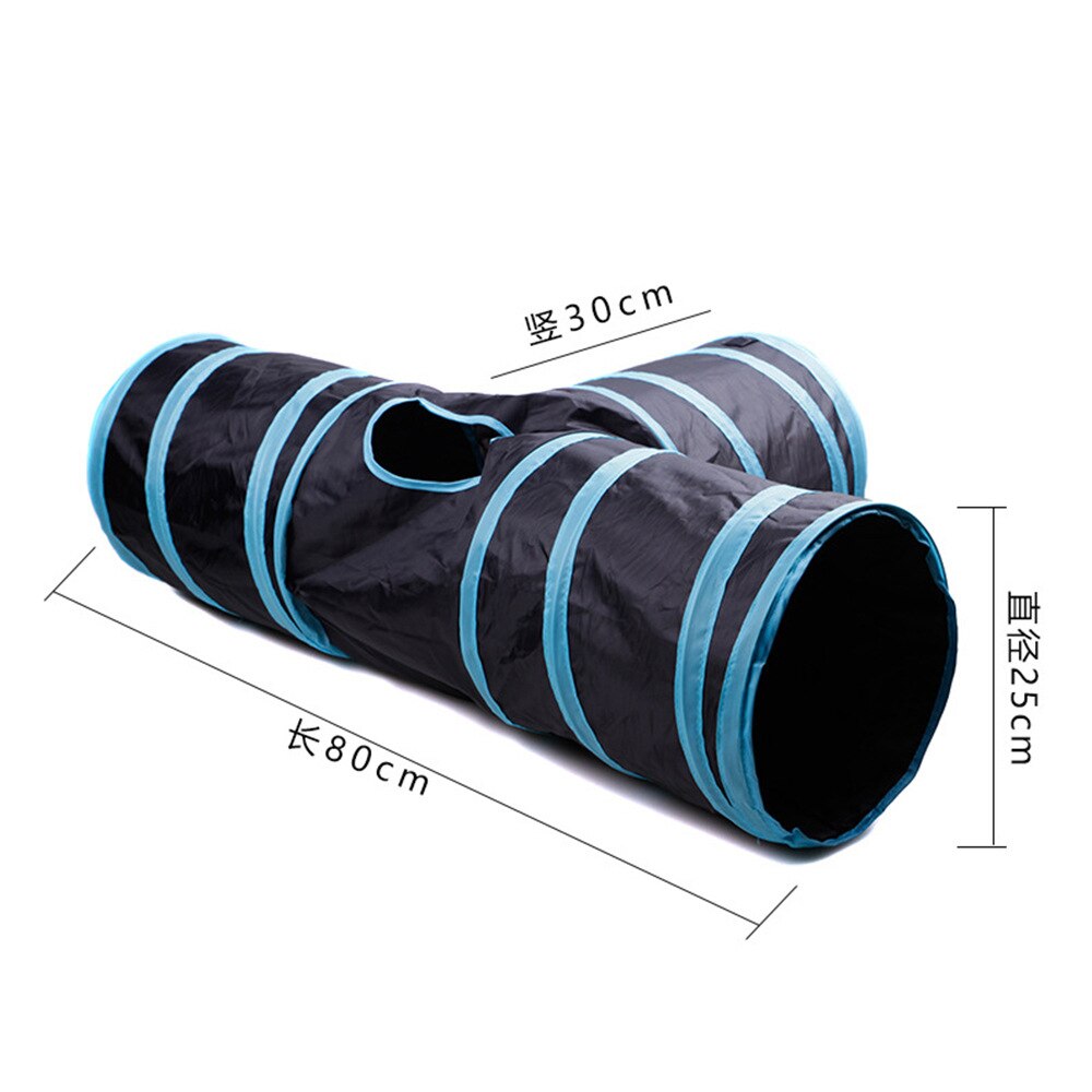 Cat Toys Tunnel Foldable Pet Cat Kitty Pet Training Interactive Fun Toy Tunnel Bored For Puppy Kitten Rabbit Play Tunnel Tube: I