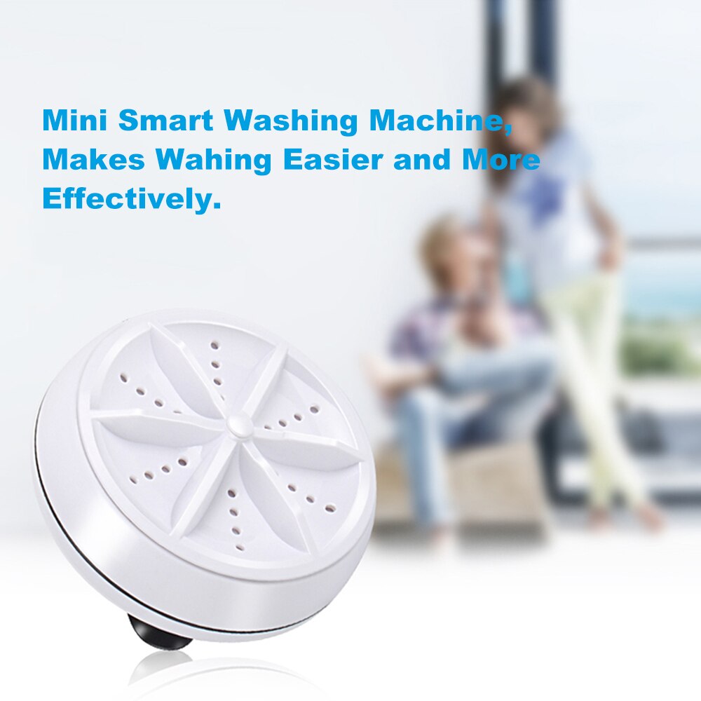 Machine à laver à ultrasons 3 en 1, Turbo, lavage Portable de voyage, bulle d'air, Mini Machine à laver rotative, élimine la saleté