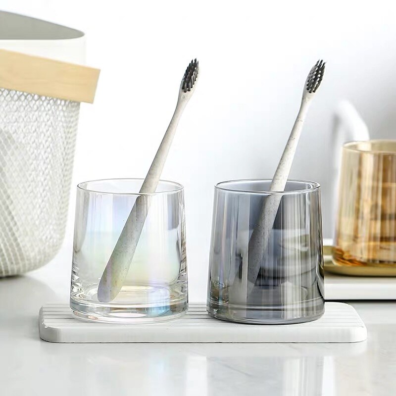 Hotel Vanity Countertops Bathroom Homestay Brush Tumbler Cup Bathroom Accessary