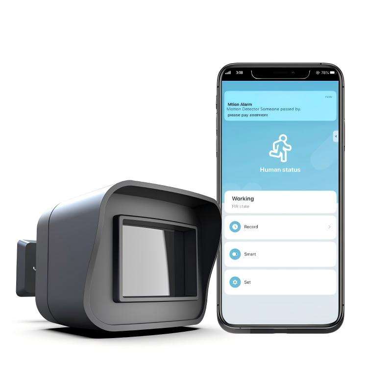 WiFi Tuya Outdoor Bewegingssensor Detector APP Afstandsbediening PIR-sensor Infraroodbeveiliging Inbraakalarm Compatibel met Alexa: Default Title