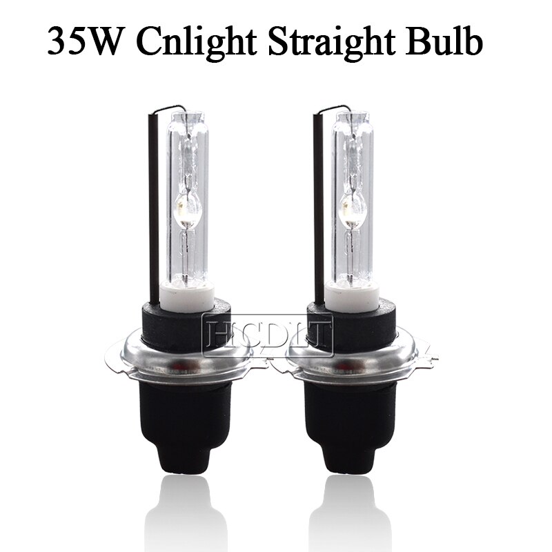 Hcdlt original 35w xenon  h7 hid lampa cnlight hid  h7 6000k 4300k 8000k bilstrålkastare ersättningslampa för 35w xenon ballast kit