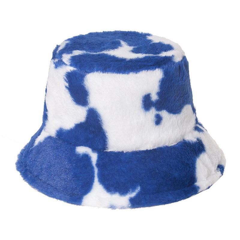 Appa Bucket Hat Hip Hop Lamb Wool Gorros Fishing Cap Fur Bucket Hat Plaid Panama Winter Warm Arrow Symbol Print Appa Bucket Hat: M