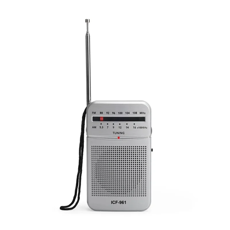 AM FM Pocket Radio,2 x AA Battery Operated Transistor Radio with Loudspeaker, Headphone Jack, Radio for Indoor, Outdoor Use: green
