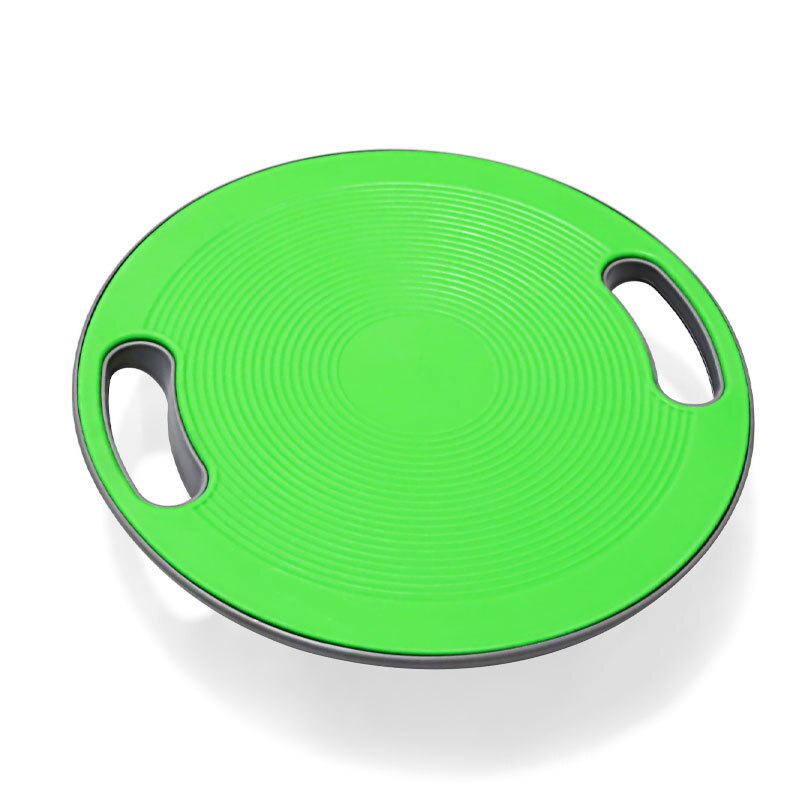 Fitness swing talje balance bord træningsplade fit stabilisator dans wobble borad disk pad gym hjemme træning abs yoga twister: Grøn