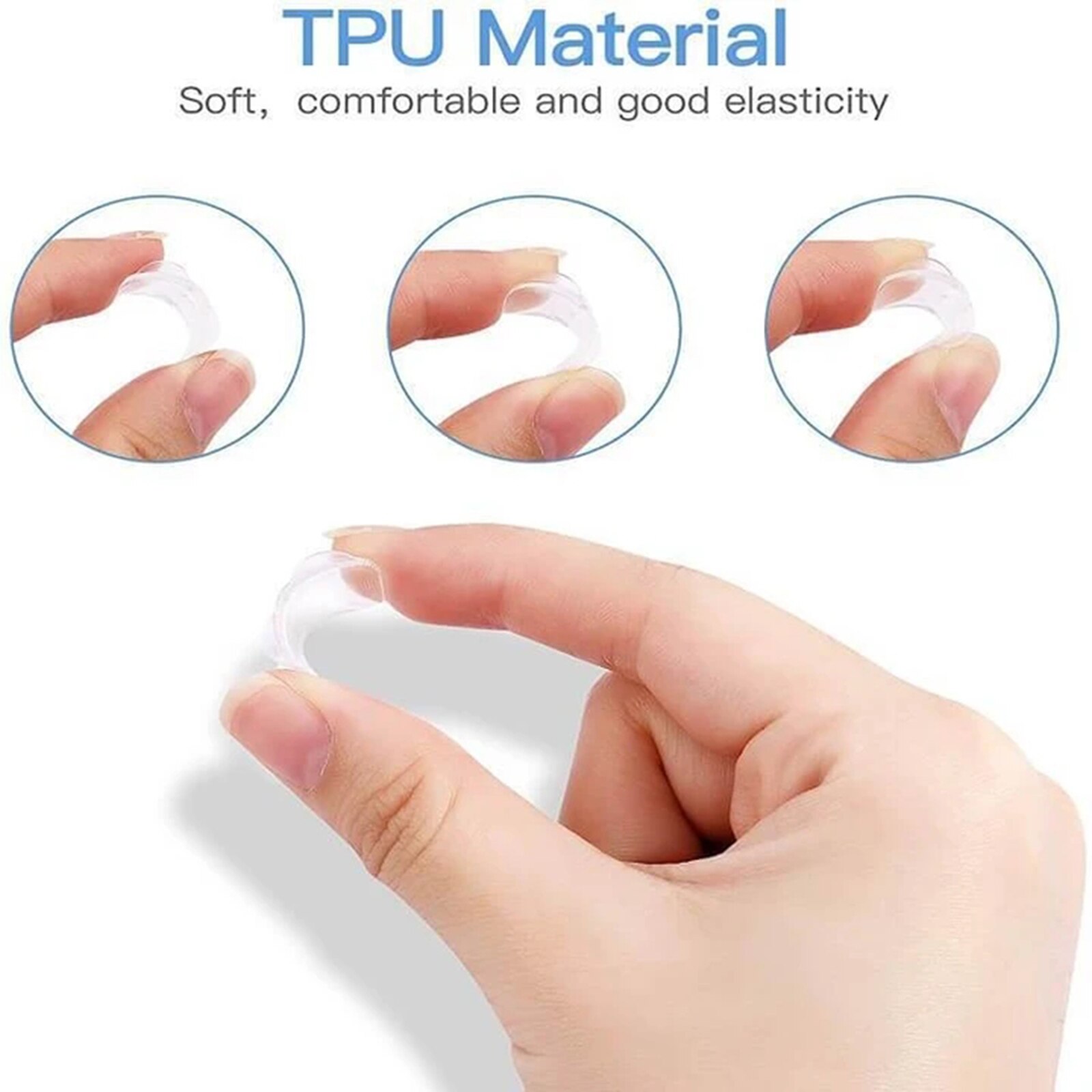 1/2/5einstellen Ring betreffend-sizer 8 Größen transparent betreffend-sizer für Verhindert Ring abrutschen CLA88