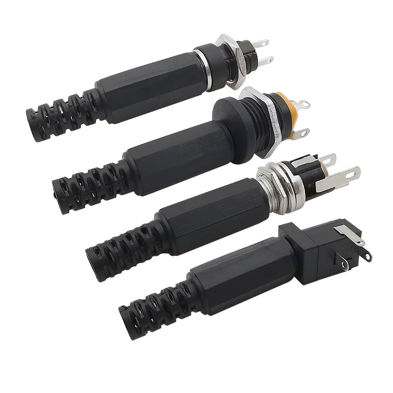10 pièces 12V 5.5x2.1mm fiches Jack connecteurs cc 5.5*2.1mm alimentation cc mâle femelle prise écrou montage sur panneau connecteur adaptateur d'alimentation cc