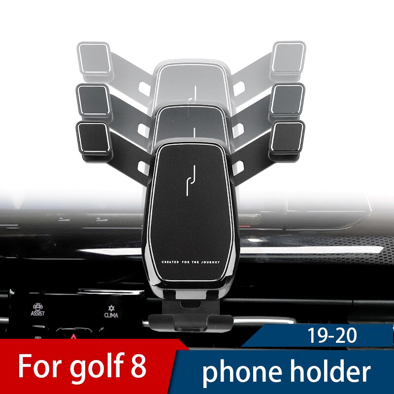 per Volkswagen golf 8 staffa per telefono cellulare staffa di navigazione accessori per supporto per telefono cellulare golf mk8 interni