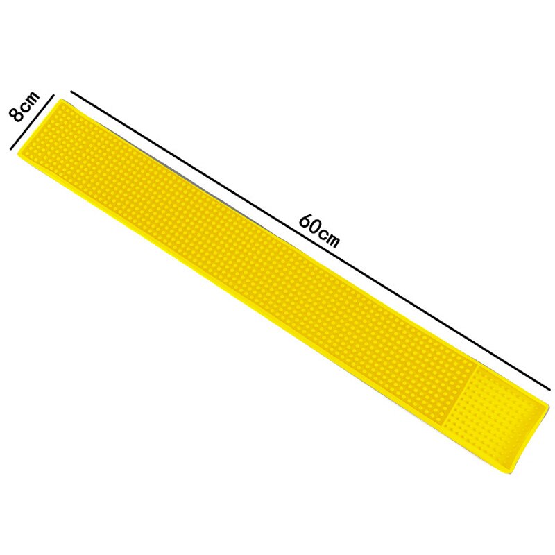 Non-slip Rubber Bar Mat Bar Runner Glass Drip Tray Beer Drink Rail Bars Service Mat WXV