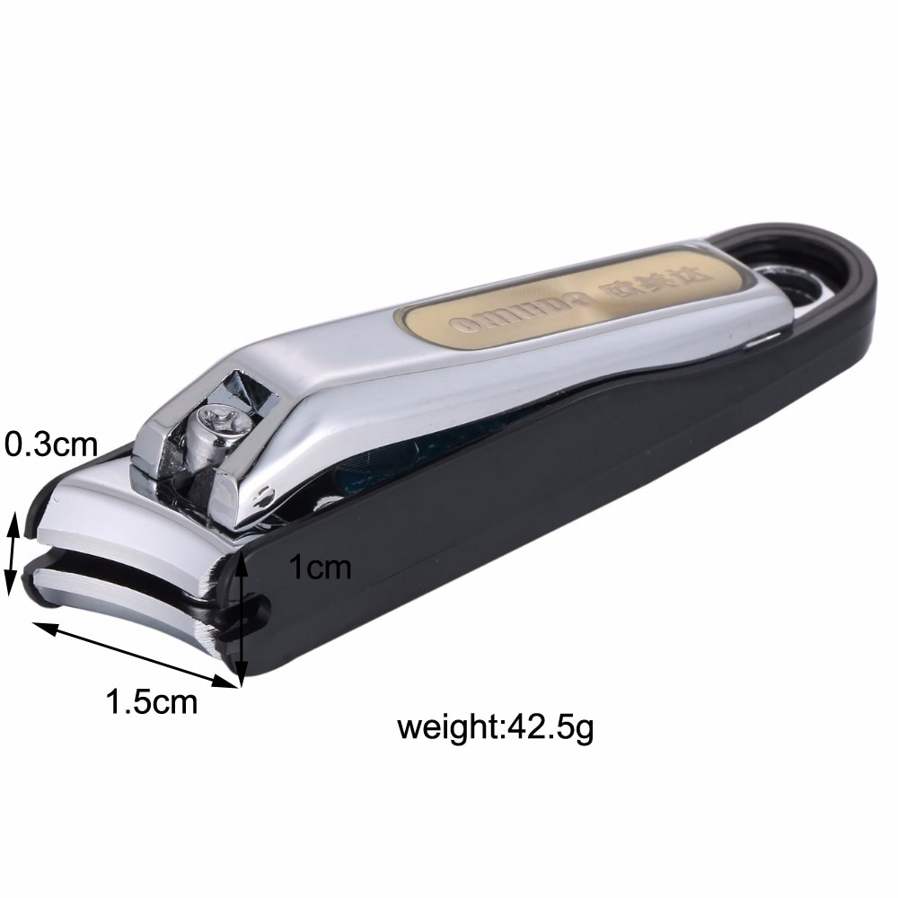1 PC Big Size Nail Clipper Stainless Steel Bevel Cut Manicure Ingrown Cutter Nail Letter Carving Cuticle Nipper