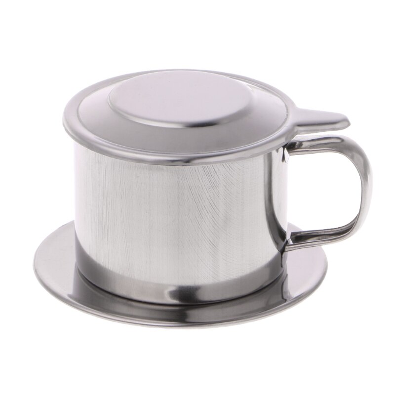 Rvs Hand Koffie Filter Cup Vietnamese Koffie Filter Voor Keuken Maker Pot Infuse Cup Serveren Heerlijke