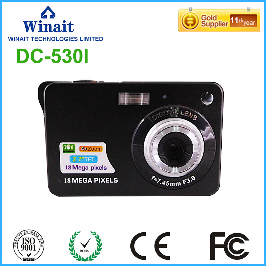 plus récent 2.7 pouces écran moins cher appareil Photo avec 8X Zoom numérique Anti-secousse Mini appareil Photo numérique fabriqué en chine