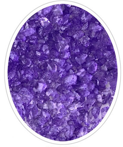 500G Glas Zand Aquarium Kleur Zand Aquarium Bodem Zand Aquarium Landschapsarchitectuur Steen Micro Landschap Decoratie Bodem Zand: Fantasy Purple 500g