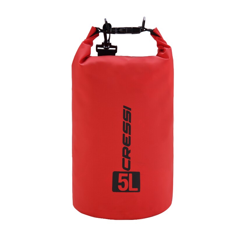 Cressi Dry Bag Duiken Zakken Grote Volume Duikuitrusting Zak Waterdichte Tas voor Snorkelen Dive 5L 10L 15L 20L carry: Red 5L
