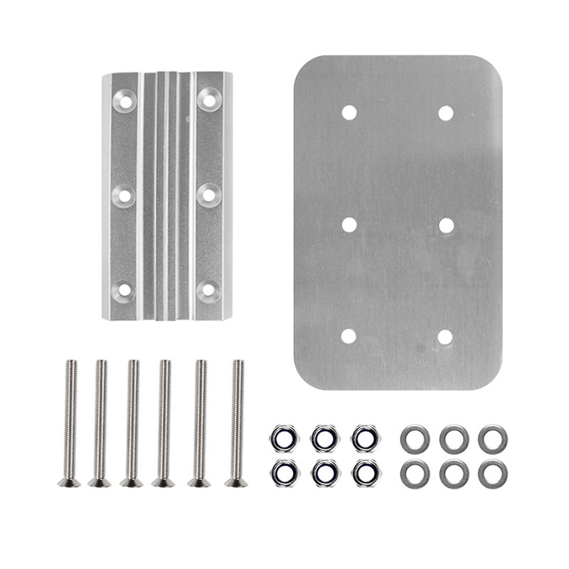 Reservdelar till husvagnsvagnar i aluminiumlegering, husbil, husvagnsbord, bentillbehör: Svart