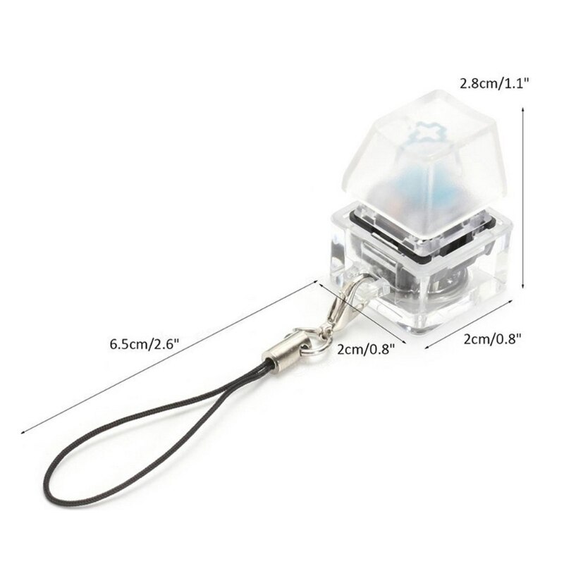 RGB Mechanical Switch Keychain Light Up Backlit For Keyboard Switches Tester Kit WXTB