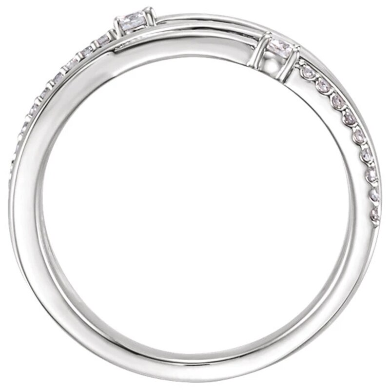 Huitan – bague de luxe en zircon cubique pour femmes, bijou délicat, croix éblouissante, bijoux à la , pour cérémonie de mariage