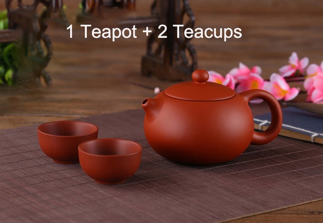 Handmade Purple Clay Kung Fu Tea Set Yixing Teapot Drinkware Tea Pot Cup Set ,Zisha Ceramic Chinese puer Teaset kettle: 02