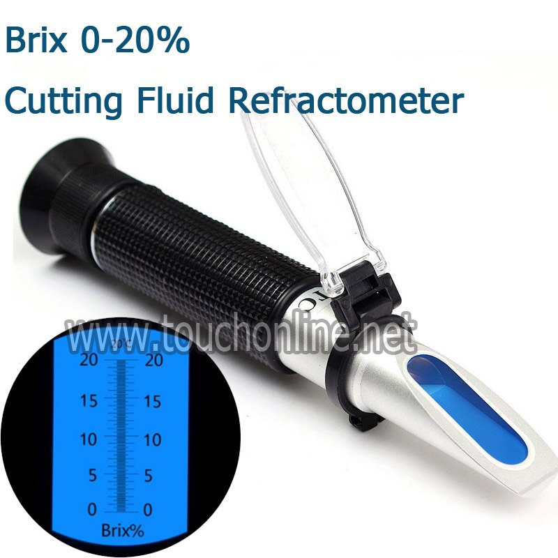Portable 0-20% Brix and Cutting Fluid Refractometer TB-20ATC