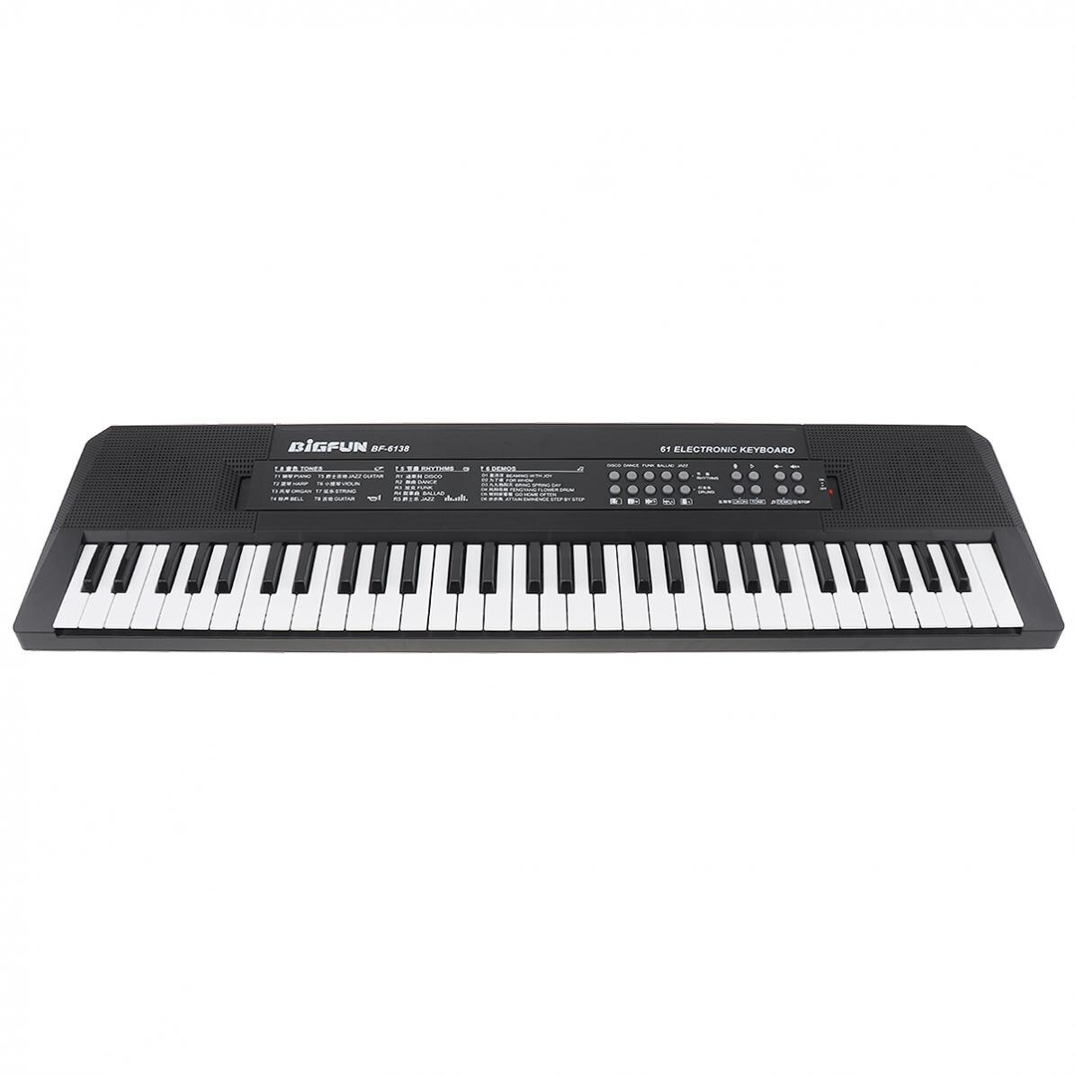 61 Keys Electronic Keyboard Piano Digital Music Key Board with Microphone Children Musical Enlightenment