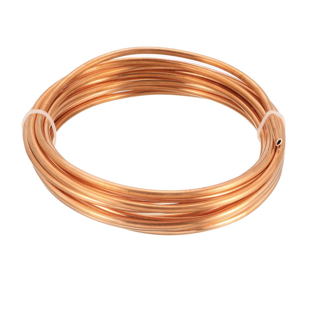 thumbnail interactive-video image 1 of Soft Copper Tube Coil - 2 Meters, 10mm OD / 8mm ID, C1100 T2 Grade For AC, Refrigerator & DIY 1 of 4