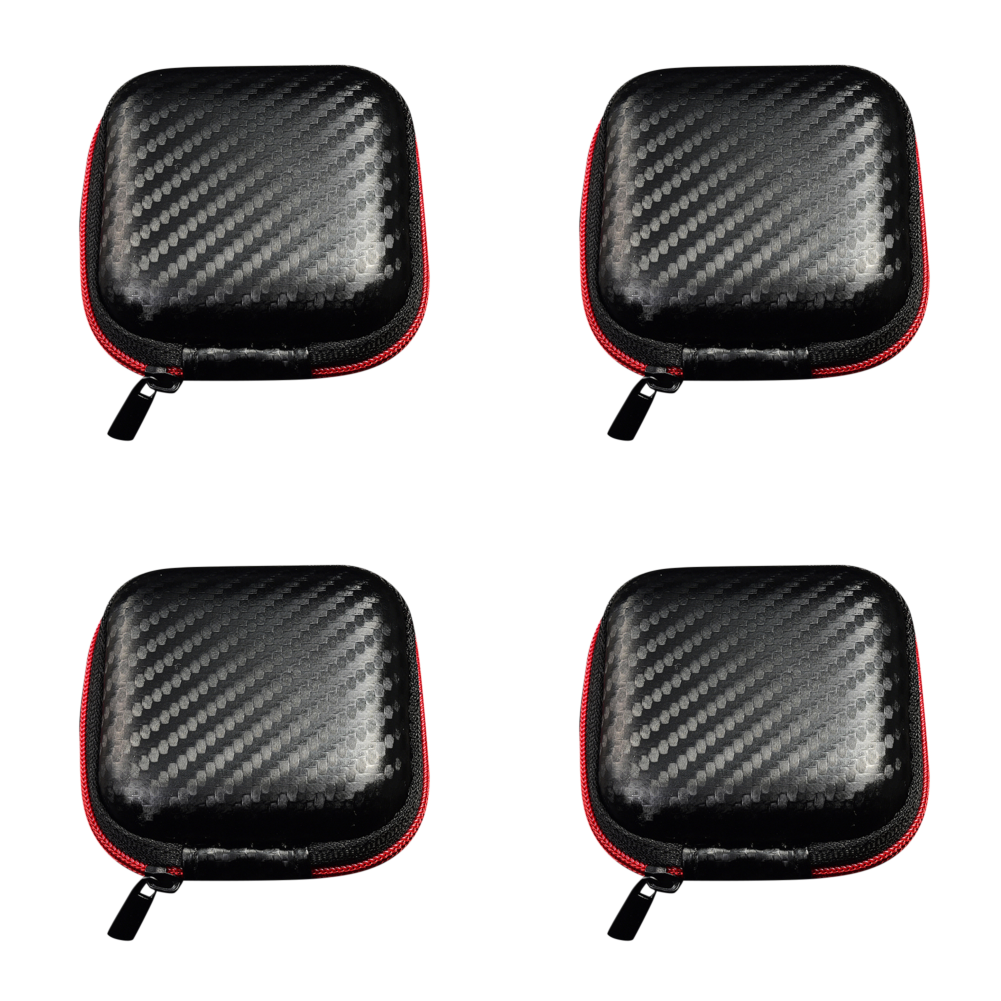 10-1PCS Hard EVA Oortelefoon Oplaadkabel Opbergtas Anti-Druk Anti-val Headset Datakabel houder Tas voor KZ QKZ Headset: Grey