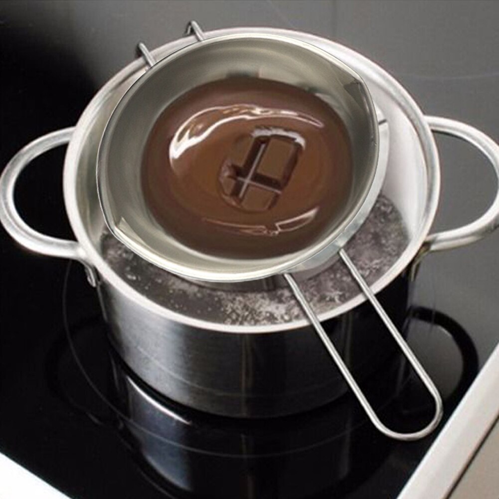 Double Boiler Stainless Steel Kitchen Melting Pot Baking Tool Milk Chocolate 304 Stainless Steel Chocolate Melting Bowl